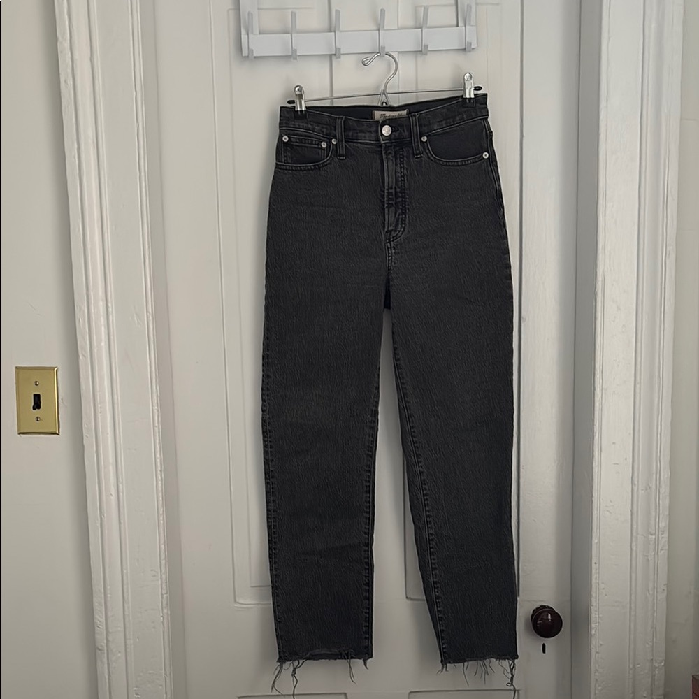 Madewell Black Perfect Vintage Straight Jean Size 26